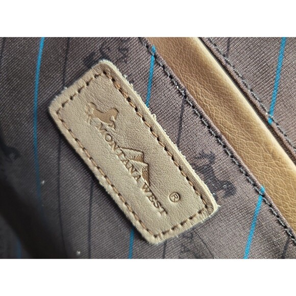 NEW-MWL-G001 Montana West Leather Concealed Carry Hobo/Crossbody Tan 2 Straps - Picture 8 of 12